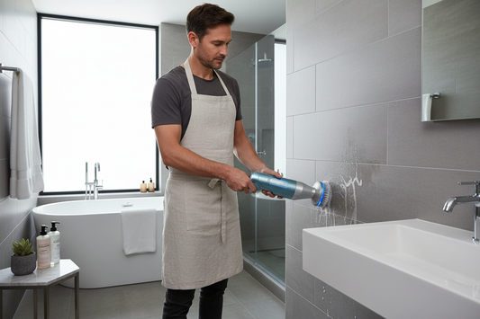 SpinClean Pro – Elektrisk Rengöringsborste med 4 Borsthuvuden
