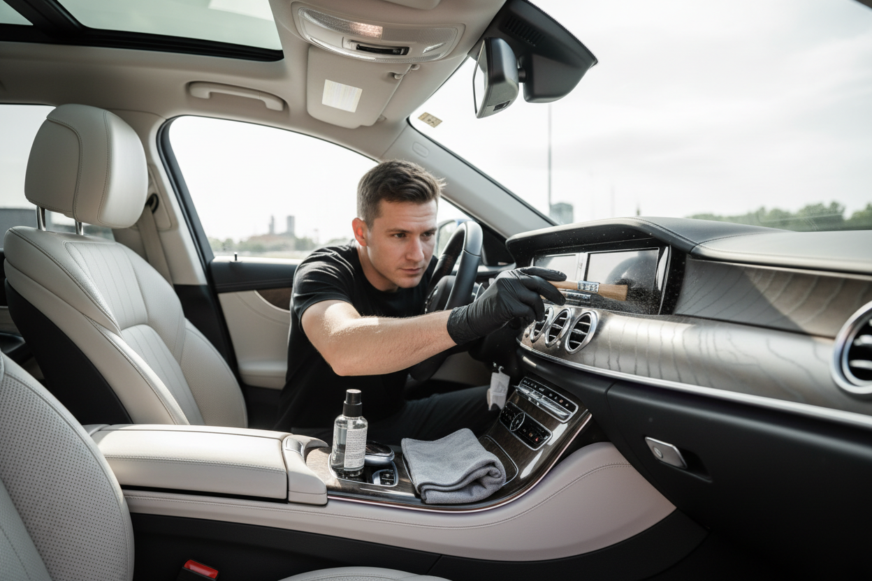 AutoClean Pro – Professionella Bilinteriör Rengöringsborstar